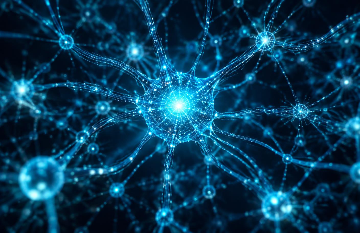Connected AI network visual representing secure organisational knowledge